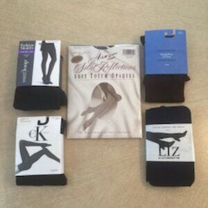 Lot of Women's Opaque Tights, Vintage, NEW